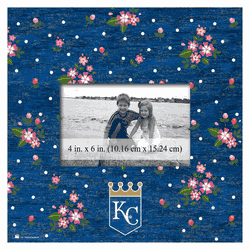 Kansas City Royals Floral 10x10 Frame