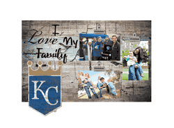Kansas City Royals I Love my Family Clip Frame
