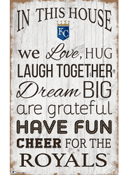 Kansas City Royals In This House 11x19 Sign