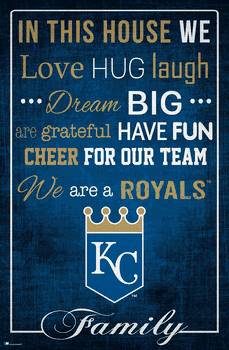 Kansas City Royals In This House 17x26