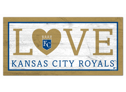 Kansas City Royals Love 6x12 Sign