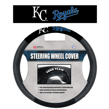 Kansas City Royals Poly-Suede Steering Wheel Cover