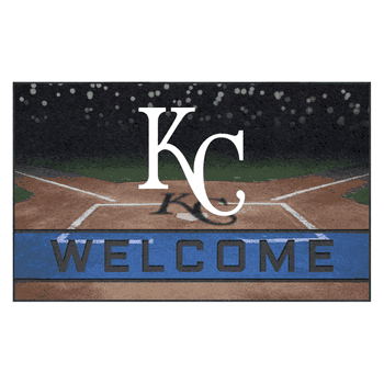 Kansas City Royals Rubber Door Mat - 18in. x 30in.