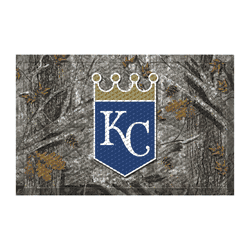 Kansas City Royals Rubber Scraper Door Mat Camo