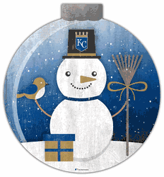 Kansas City Royals Snowglobe 12in Wall Art