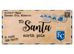 Kansas City Royals To Santa 6x12 Sign