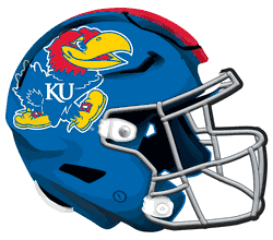 Kansas Jayhawks 12in Authentic Helmet Sign