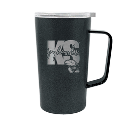 Kansas Jayhawks 18oz Onyx Hustle Travel Mug