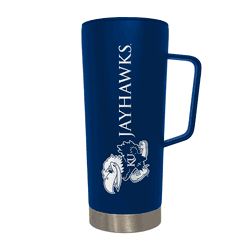 Kansas Jayhawks 18oz Roadie Tumbler with Handle