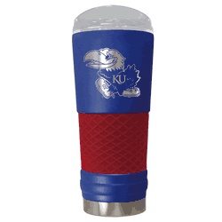 Kansas Jayhawks 24oz Team Colored Team Draft Tumbler