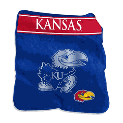 Kansas Jayhawks 60x80 Raschel Throw