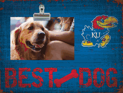 Kansas Jayhawks Best Dog Clip Frame