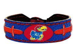 Kansas Jayhawks Bracelet Team Color Football CO
