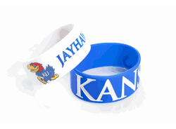 Kansas Jayhawks Bracelets 2 Pack Wide