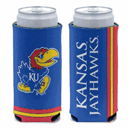 Kansas Jayhawks Can Cooler Slim Can Design