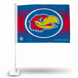 Kansas Jayhawks Car Flag