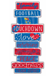 Kansas Jayhawks Celebrations Stack 24" Sign
