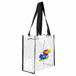 Kansas Jayhawks Clear Square Stadium Tote