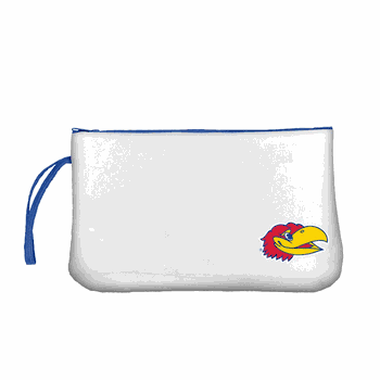 Kansas Jayhawks Clear Wristlet
