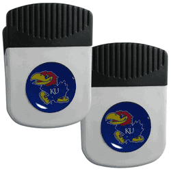 Kansas Jayhawks Clip Magnet with Bottle Opener, 2 pack
