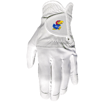 Kansas Jayhawks Cool mesh with cabretta leather - one size - mens left