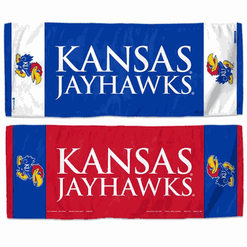 Kansas Jayhawks Cooling Towel 12x30