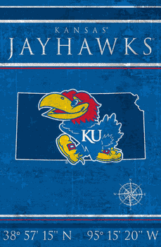 Kansas Jayhawks Coordinates 17x26