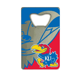 Kansas Jayhawks Credit Card Style Bottle Opener - 2 x 3.25