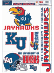 Kansas Jayhawks Decal 11x17 Ultra