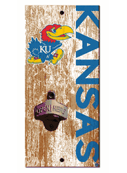 Kansas Jayhawks Distressed Bottle Opener