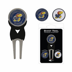 Kansas Jayhawks Divot Tool and Marker Set
