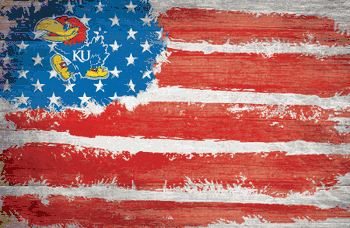 Kansas Jayhawks Flag 17x26