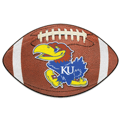 Kansas Jayhawks Football Rug - 20.5in. x 32.5in.