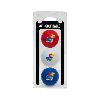 Kansas Jayhawks Golf Balls - 3 Pack