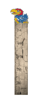 Kansas Jayhawks Growth Chart Sign 6x36