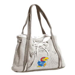 Kansas Jayhawks Hoodie Purse Grey