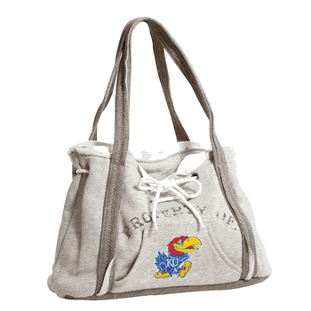 Kansas Jayhawks Hoodie Purse Grey