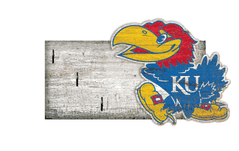 Kansas Jayhawks Key Holder 6x12