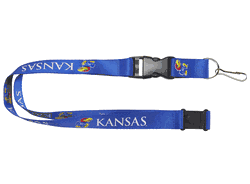 Kansas Jayhawks Lanyard Blue