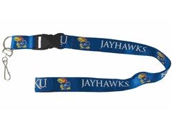 Kansas Jayhawks Lanyard - Breakaway with Key Ring