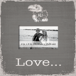 Kansas Jayhawks Love Picture Frame