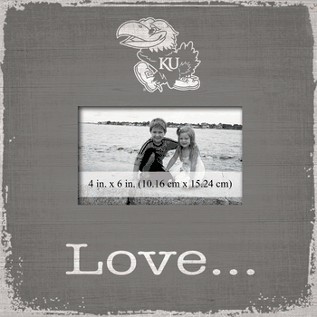 Kansas Jayhawks Love Picture Frame