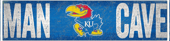 Kansas Jayhawks Man Cave Sign