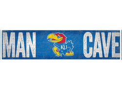 Kansas Jayhawks Man Cave Sign