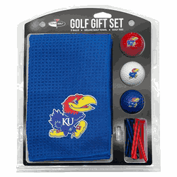 Kansas Jayhawks Microfiber Towel Gift Set - 16 x 40 (Colored)