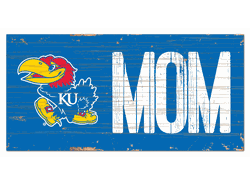 Kansas Jayhawks MOM Sign