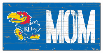 Kansas Jayhawks MOM Sign