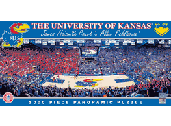Kansas Jayhawks NCAA 1000pc Basketball Panoramic Puzzle