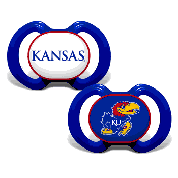 Kansas Jayhawks Pacifier 2-Pack
