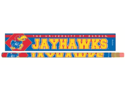 Kansas Jayhawks Pencil 6 Pack